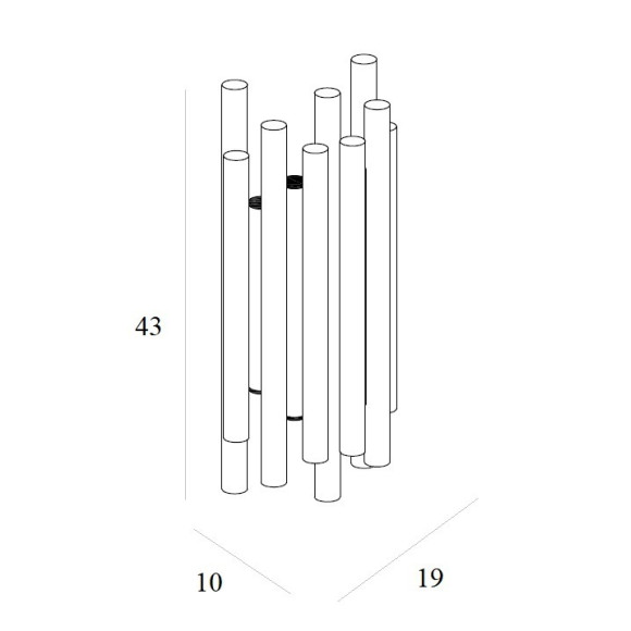 MAXLIGHT W0311D ORGANIC | Kinkiet | 8 W | IP20