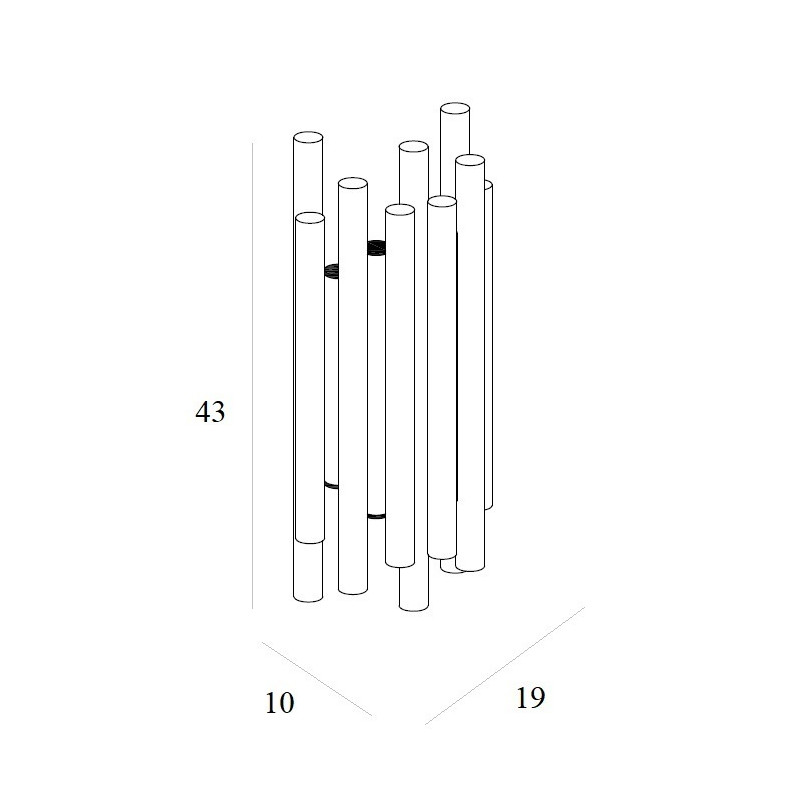 MAXLIGHT W0311D ORGANIC | Kinkiet | 8 W | IP20