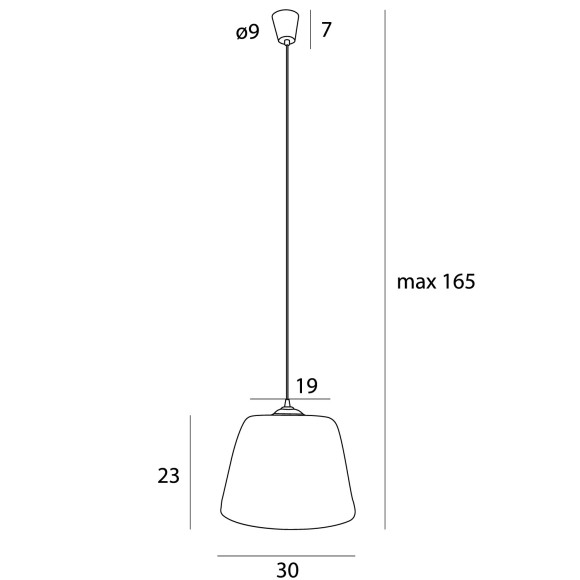 MAXLIGHT P0582 POT | Lampa wisząca | 15 W | IP20 | Biały