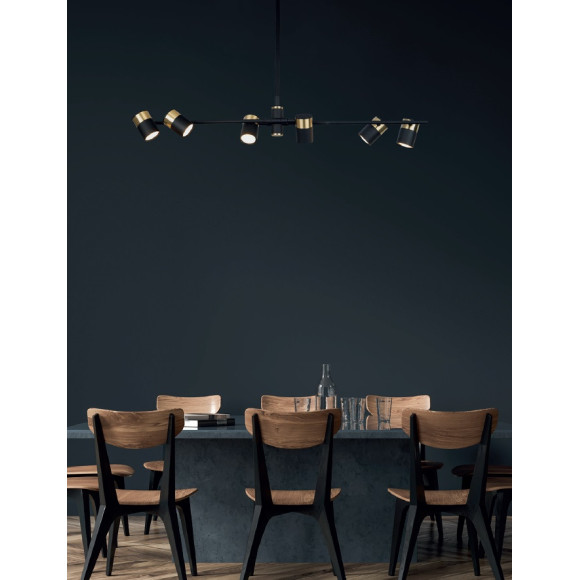 MAXLIGHT P0409 PUMA 6 GU10 | Lampa wisząca | 5 W | IP20