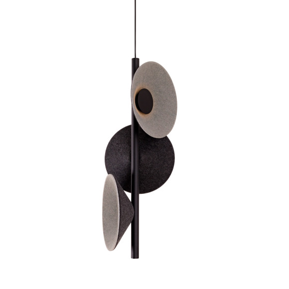 MAXLIGHT P0562 LAMPA WISZACA PURO BLACK&GREY