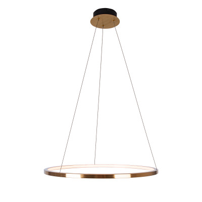 MAXLIGHT P0493 LAMPA WISZĄCA QUEEN  Ø 50 cm ZŁOTO SZCZOTKOWA