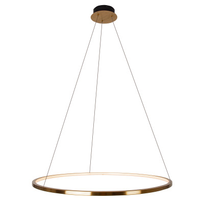 MAXLIGHT P0494 LAMPA WISZĄCA QUEEN  Ø 70 cm ZŁOTO SZCZOTKOWA
