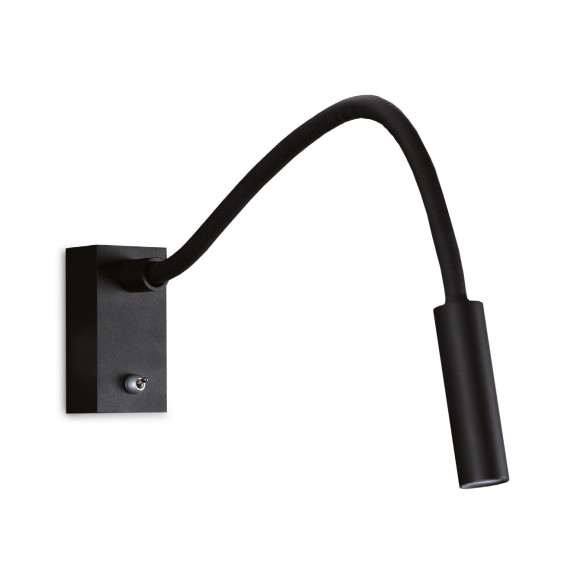 MAXLIGHT W0046 KINKIET RIDER CZARNY | LED ZINTEGROWANY MAXLIGHT W0046 KINKIET RIDER CZARNY | LED ZINTEGROWANY