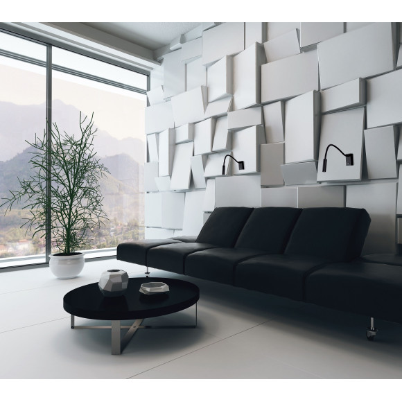 MAXLIGHT W0046 RIDER CZARNY | Kinkiet | 3 W | IP20 | Czarny