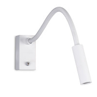 MAXLIGHT W0047 KINKIET  RIDER WHITE | LED ZINTEGROWANY