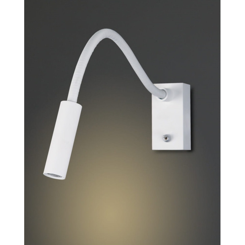 MAXLIGHT W0047 RIDER WHITE | Kinkiet | 3 W | IP20 | Biały