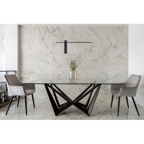 MAXLIGHT W0283 SABRE 91 cm | Kinkiet | IP23 | Czarny