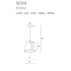 MAXLIGHT P0384 SEDA | Lampa wisząca | 8 W | IP20 | złoty