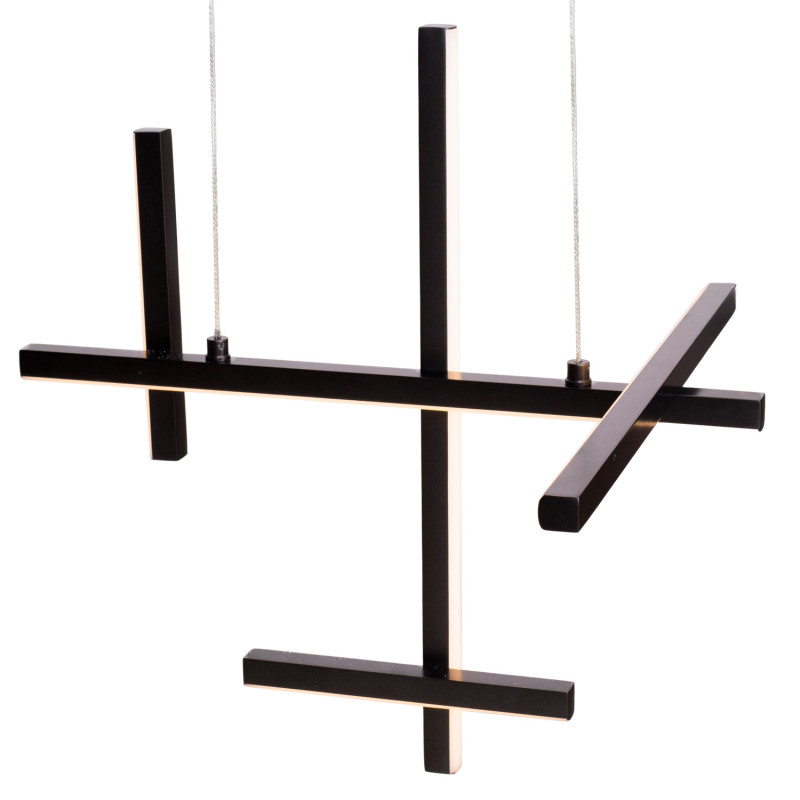 MAXLIGHT P0546 SOHO | Lampa wisząca | 27 W | IP20 | Czarny