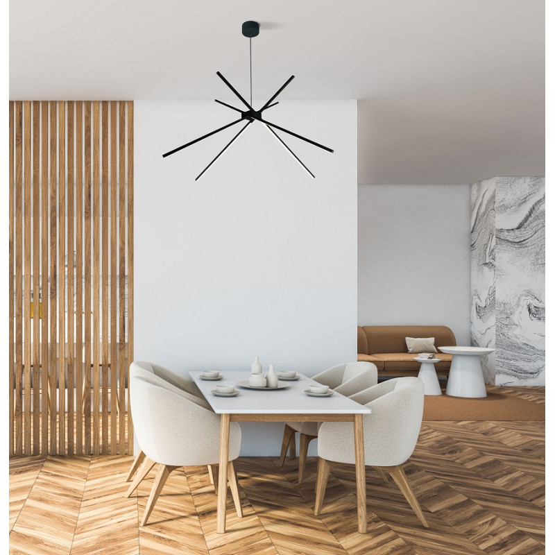 MAXLIGHT P0412 SPIDER BLACK | Lampa wisząca | 33 W | IP20