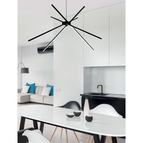 MAXLIGHT P0412 SPIDER BLACK | Lampa wisząca | 33 W | IP20