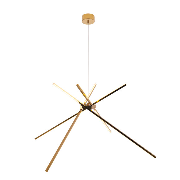 MAXLIGHT P0457 LAMPA WISZĄCA SPIDER ZŁOTA | LED ZINTEGROWANY MAXLIGHT P0457 LAMPA WISZĄCA SPIDER ZŁOTA | LED ZINTEGROWANY