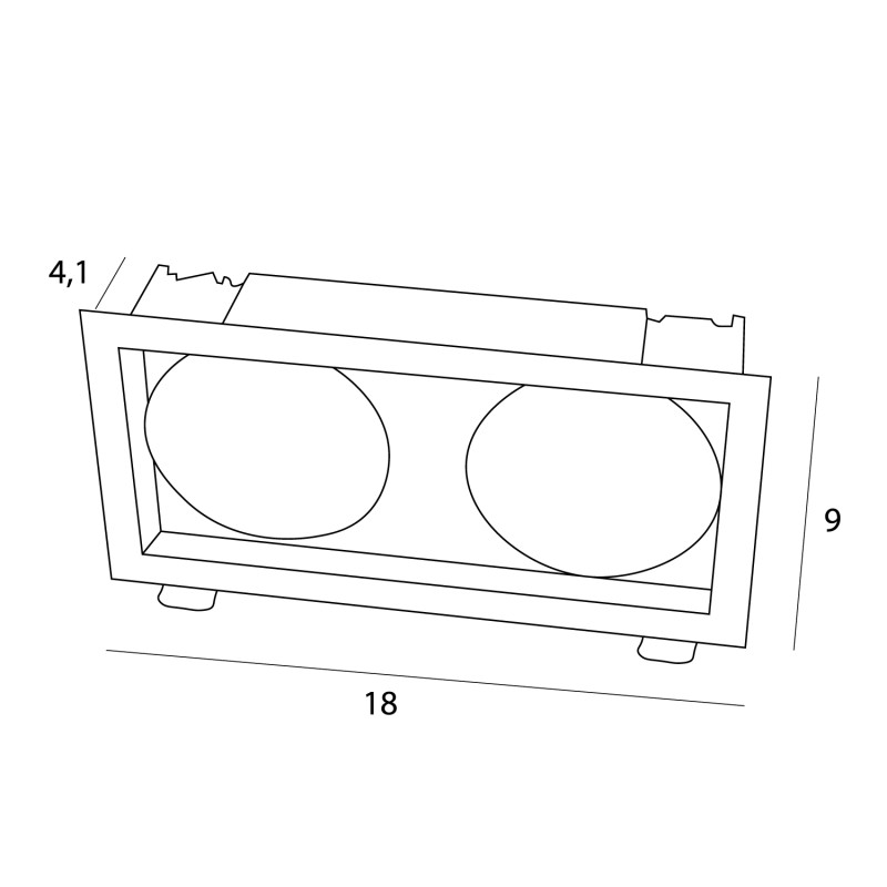 MAXLIGHT H190.05 OPRAWA WPUSTOWA SPILIO, DO SKOMPLETOWANIA Z MAXLIGHT H190.05 OPRAWA WPUSTOWA SPILIO, DO SKOMPLETOWANIA Z
