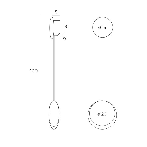 MAXLIGHT W0327 KINKIET SUNSET | LED ZINTEGROWANY | 6.0 W
