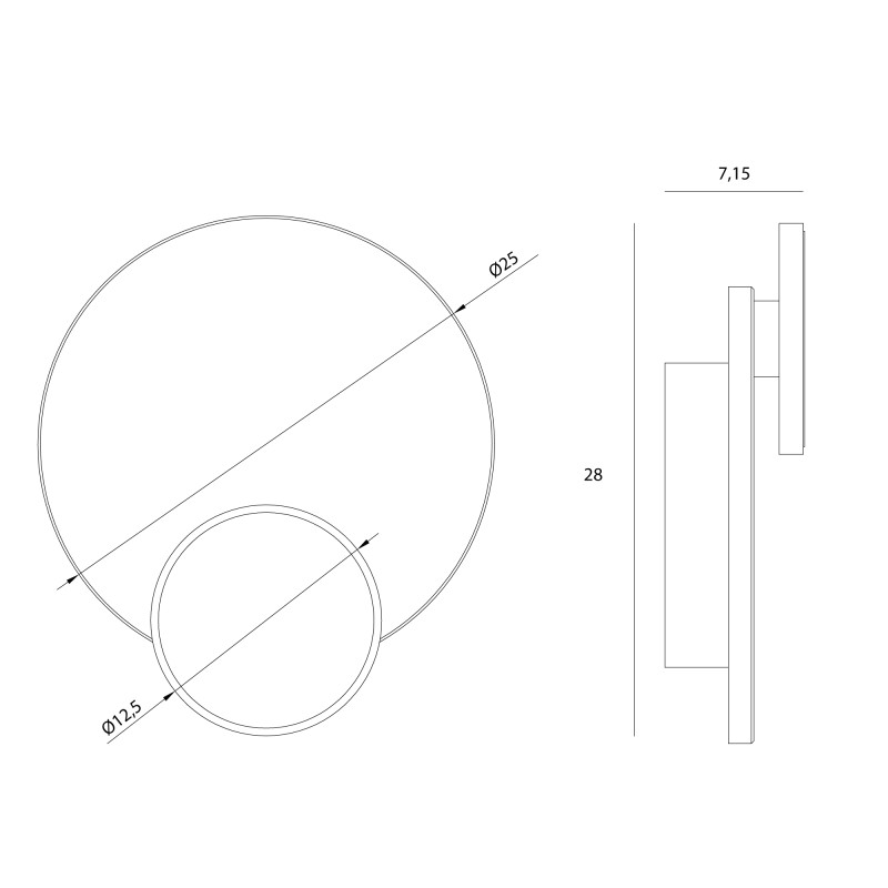 MAXLIGHT W0395 KINKIET TRAVERTINO  14W | 14.0 W | IP20 MAXLIGHT W0395 KINKIET TRAVERTINO  14W | 14.0 W | IP20