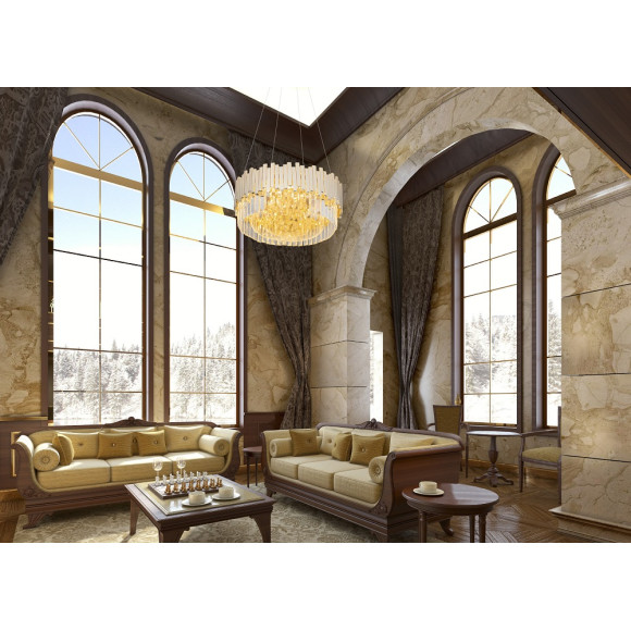 MAXLIGHT P0368 TREND 45cm | Lampa wisząca | IP20 | Złoty