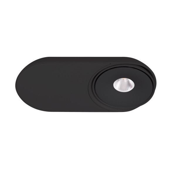 MAXLIGHT C0268 LAMPA SUFITOWA VECTOR 10W CZARNA