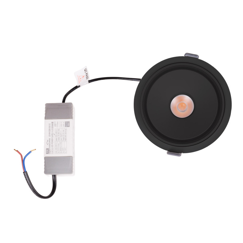 MAXLIGHT H0140 LAMPA WPUSTOWA VECTOR | Lampa | IP20 | CZARNY