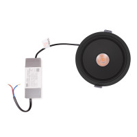 MAXLIGHT H0140 LAMPA WPUSTOWA VECTOR | Lampa | IP20 | CZARNY