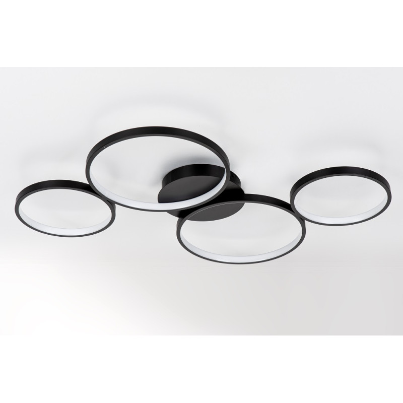 MAXLIGHT C0200 VELVET 75W | Plafon | 67 W | IP20 | Czarny