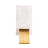 MAXLIGHT W0360 KINKIET VETRO BRUSHED GOLD | LED ZINTEGROWANY