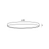 MAXLIGHT C0237 PLAFON VIK 50CM | LED ZINTEGROWANY | 45.0 W