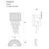 MAXLIGHT W0227 KINKIET VOGUE | G9 | 40.0 W | IP20 | 0.0 lm