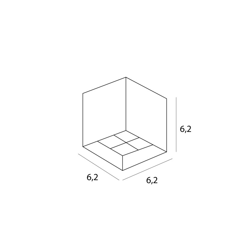 MAXLIGHT C0251 X | Lampa sufitowa | 5 W | IP20 | BIAŁY