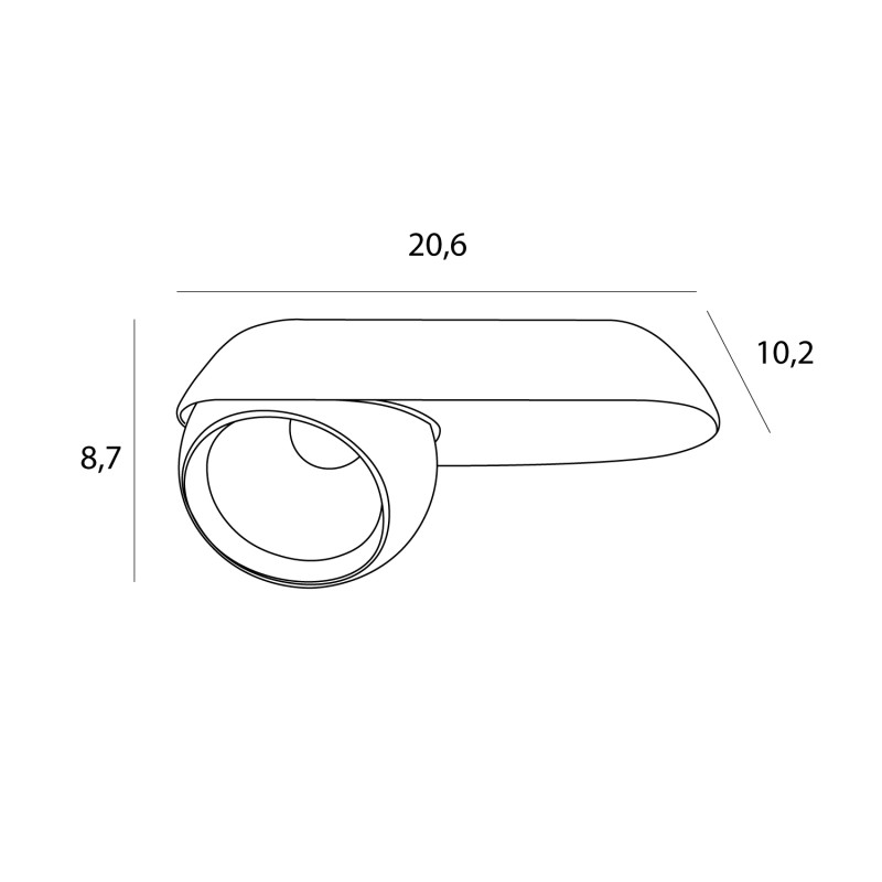 MAXLIGHT C0263 ZEUS 10W | Lampa sufitowa | IP20 | BIAŁY