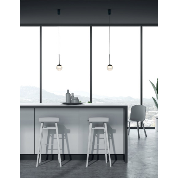 MAXLIGHT P0416 LAMPA WISZĄCA ZOOM CZARNA, 6W LED