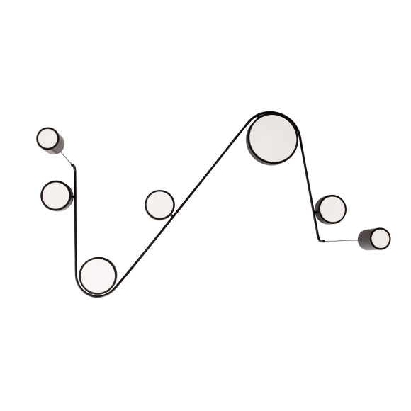 MAXLIGHT C0249 ZUMAIA I | Lampa sufitowa | 42 W | IP20 | CZARNY