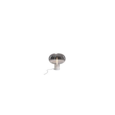 MAXLIGHT T0055 LAMPA STOŁOWA MOONSTONE SMOKE GLASS + WHITE M