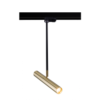 Spot Akadi T R2 - Mosiądz polerowany-czarny - Szynoprzewód 3F 230V 8881 Antigo