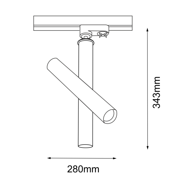 Spot Akadi T R1 - Mosiądz polerowany-czarny - Szynoprzewód 3F 230V 8895 Antigo Spot Akadi T R1 - Mosiądz polerowany-czarny - Szynoprzewód 3F 230V 8895 Antigo