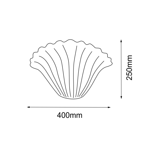 Kinkiet Bacelo - Mosiądz polerowany-złoty (250 mm) 8160 Antigo Kinkiet Bacelo - Mosiądz polerowany-złoty (250 mm) 8160 Antigo