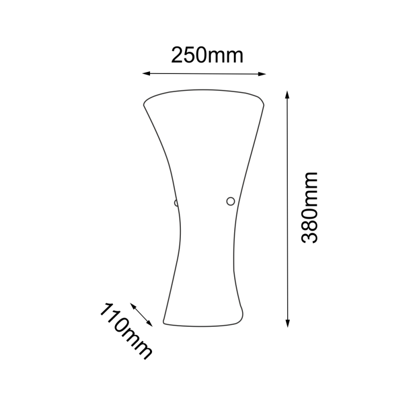 Kinkiet Button - Mosiądz polerowany-złoty (380 mm) 8170 Antigo Kinkiet Button - Mosiądz polerowany-złoty (380 mm) 8170 Antigo