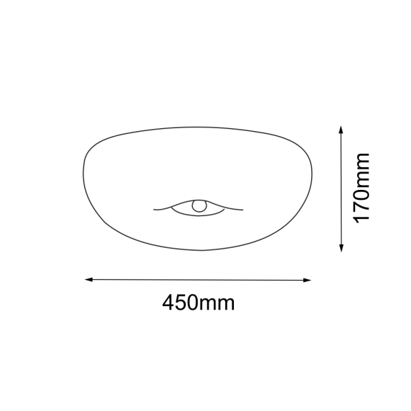 Plafon Button 45 - Mosiądz polerowany-złoty (170 mm) 8182 Antigo Plafon Button 45 - Mosiądz polerowany-złoty (170 mm) 8182 Antigo