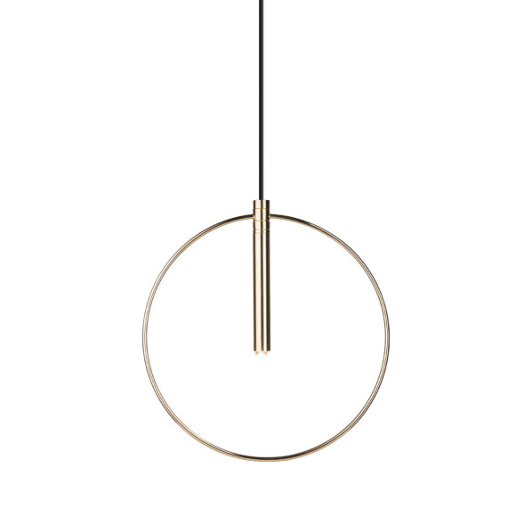 Lampa wisząca Faro okrąg - Mosiądz polerowany (320 mm) 8290 Antigo Lampa wisząca Faro okrąg - Mosiądz polerowany (320 mm) 8290 Antigo