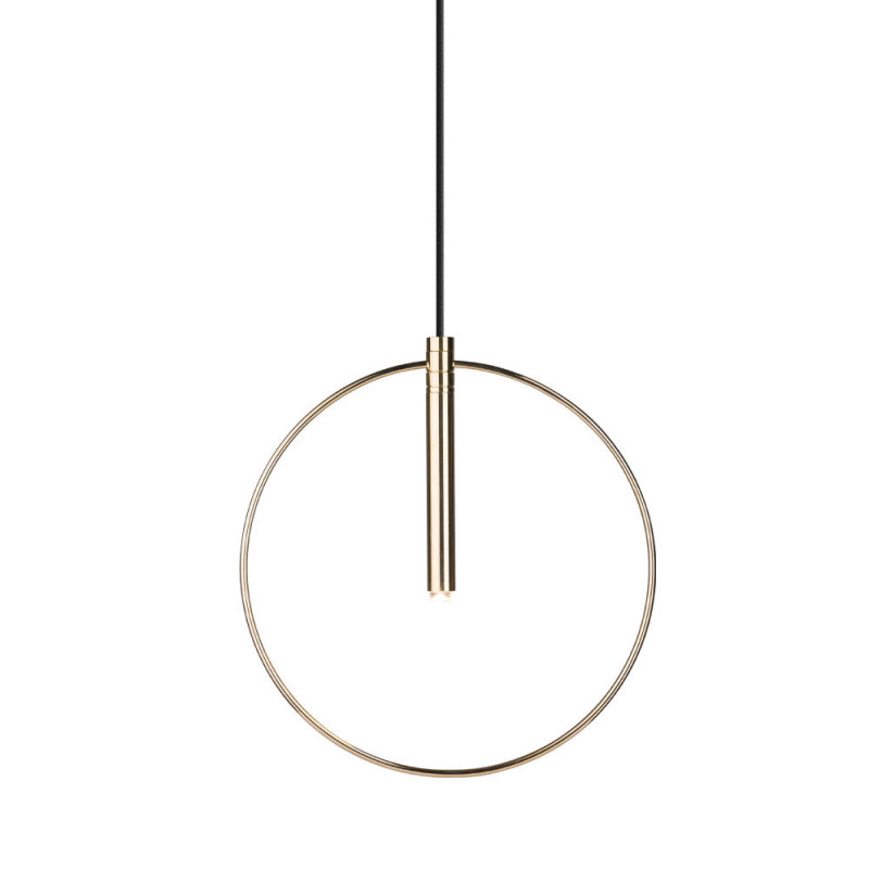 Lampa wisząca Faro okrąg - Mosiądz polerowany (320 mm) 8290 Antigo Lampa wisząca Faro okrąg - Mosiądz polerowany (320 mm) 8290 Antigo