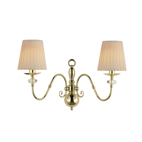 Kinkiet Lilosa 2 - Mosiądz polerowany (410 mm) 8399 Antigo