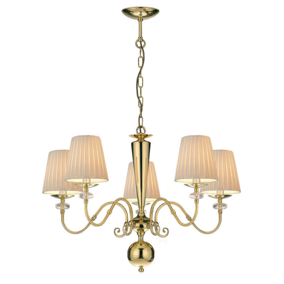 Lampa wisząca Lilosa 5 - Mosiądz polerowany (750 mm) 8679 Antigo Lampa wisząca Lilosa 5 - Mosiądz polerowany (750 mm) 8679 Antigo