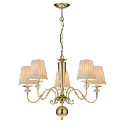 Lampa wisząca Lilosa 5 - Mosiądz polerowany (750 mm) 8679 Antigo