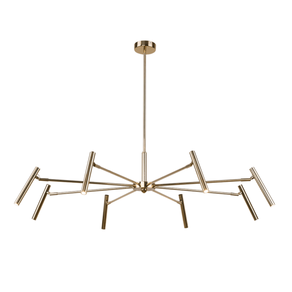 Lampa wisząca Livo 8 - Mosiądz polerowany (960 mm) 8394 Antigo Lampa wisząca Livo 8 - Mosiądz polerowany (960 mm) 8394 Antigo