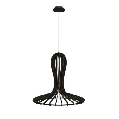 Lampa wisząca Rina - Czarna sklejka (460 mm) 5021 Antigo
