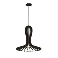 Lampa wisząca Rina - Czarna sklejka (460 mm) 5021 Antigo