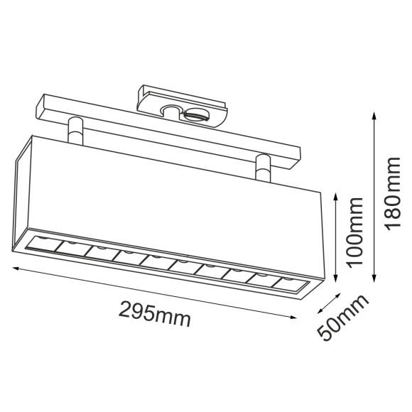 Spot A - Glare Track 10 - Czarny - Szynoprzewód 1F 230V 3000K 6326 Antigo Spot A - Glare Track 10 - Czarny - Szynoprzewód 1F 230V 3000K 6326 Antigo