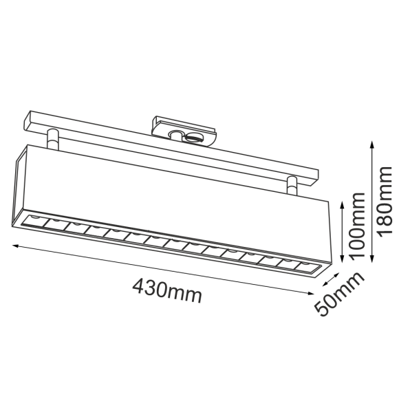 Spot A - Glare track 15 - Czarny - Szynoprzewód 1F 230V 4000K 6331 Antigo Spot A - Glare track 15 - Czarny - Szynoprzewód 1F 230V 4000K 6331 Antigo
