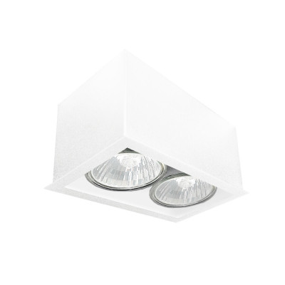 Plafon Cage out mini 1-2 - Biały (70 mm) 1081 Antigo