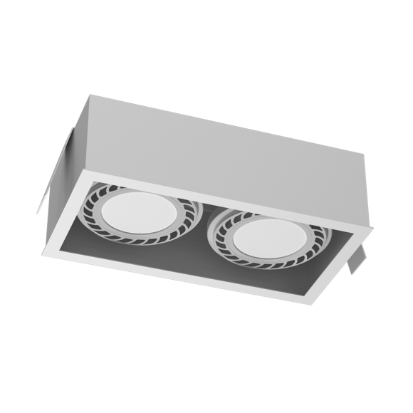 Lampa wpuszczana Cage in 1-2 - Biała 3275 Antigo Lampa wpuszczana Cage in 1-2 - Biała 3275 Antigo